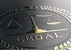 Sceau « Legal » avec balance de la justice
